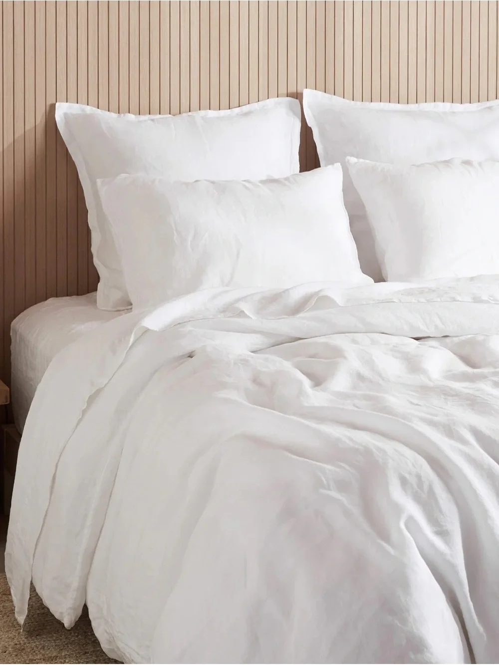 Parachute White Linen Cover - Full/Queen